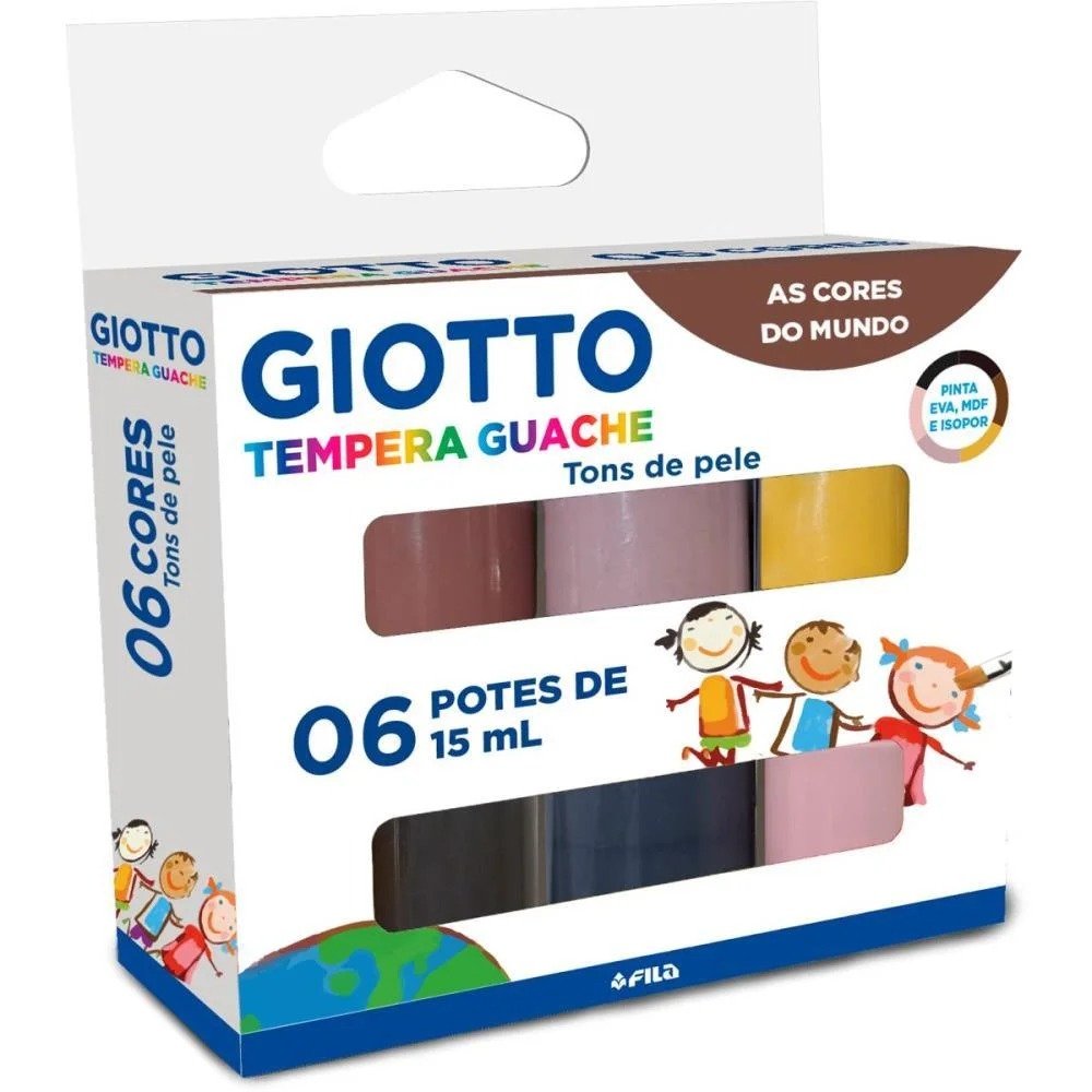 TINTA GUACHE GIOTTO COR DE PELE